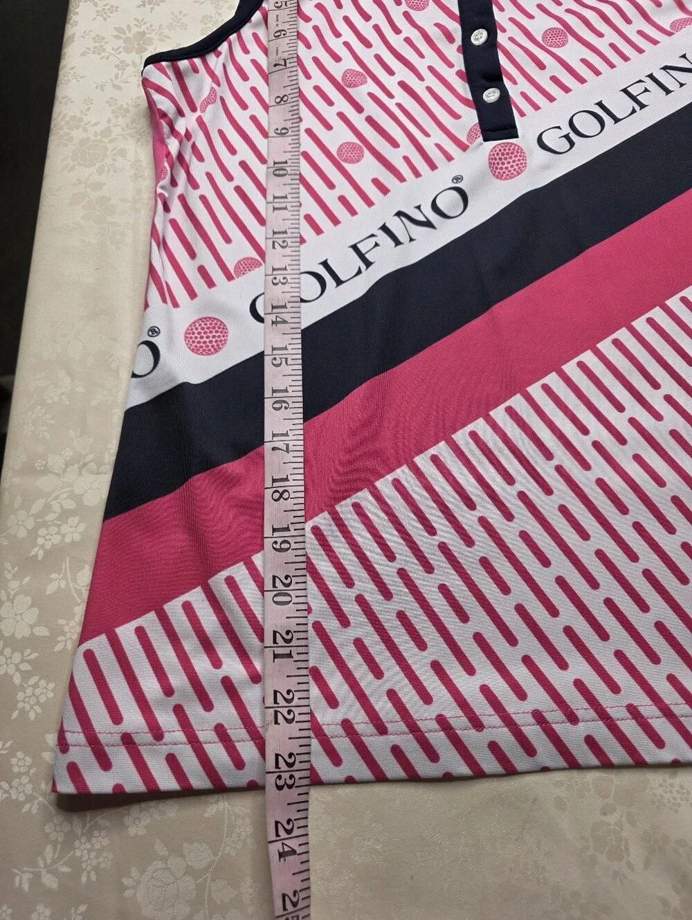 Golfino Matching Golf Set Pink Sleeveless Polo Shirt & Skort Set Size 10